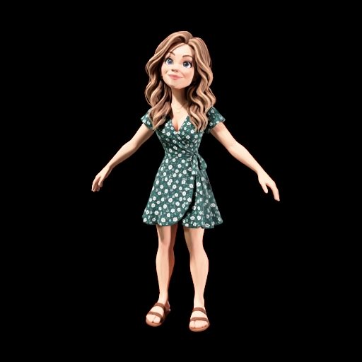 The 3D model preview